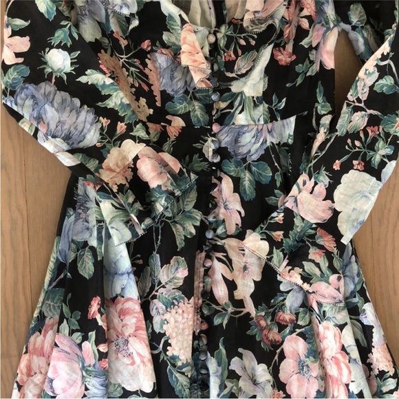 Zimmermann Verity Plunge short dress size O - Picture 8 of 12